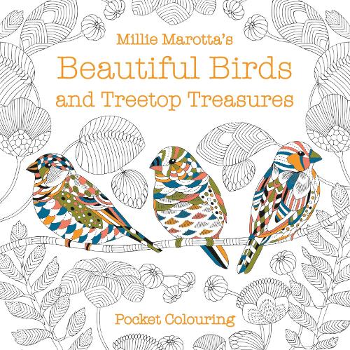 Millie Marotta's Beautiful Birds and Treetop Treasures Pocket Colouring (Paperback)
