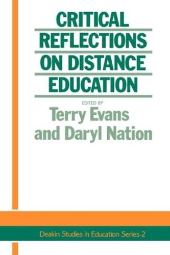 Critical Reflections On Distance Education (Paperback)