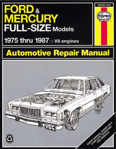 Ford & Mercury Full-Size (75 - 87) (Paperback)