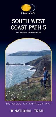 South West Coast Path 5 XT40: Plymouth to Sidmouth - Route Map (Sheet map, folded)