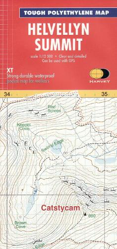 Helvellyn Summit - Summit Map (Sheet map, folded)