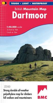 Dartmoor - British Mountain Map (Sheet map, folded)