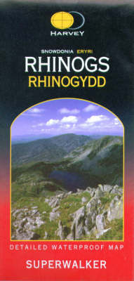 Snowdonia Rhinogs - Superwalker (Sheet map, folded)