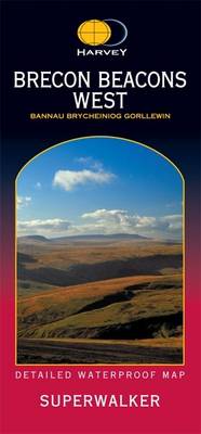 Brecon Beacons West - Superwalker (Sheet map, folded)