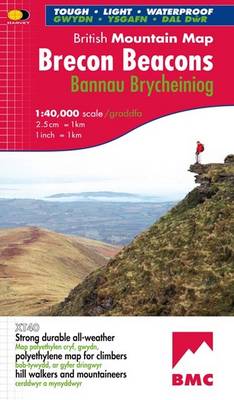 Brecon Beacons - British Mountain Map (Sheet map, folded)
