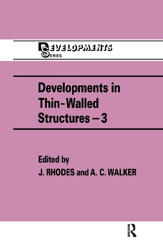 Developments in Thin-Walled Structures - 3 (Hardback)