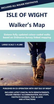 Isle of Wight Walkers Map (Sheet map, folded)