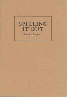 Spelling it Out (Paperback)
