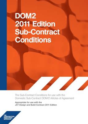 Dom2 2011 Edition Subcontract Conditions (Paperback)