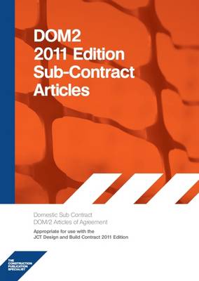DOM2 2011 Edition Subcontract Articles (Paperback)