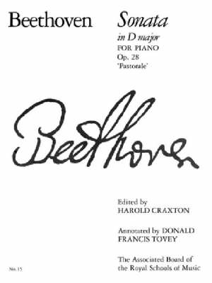 Piano Sonata in D, Op. 28: Pastorale: No. 15 - Signature S. (Sheet music)
