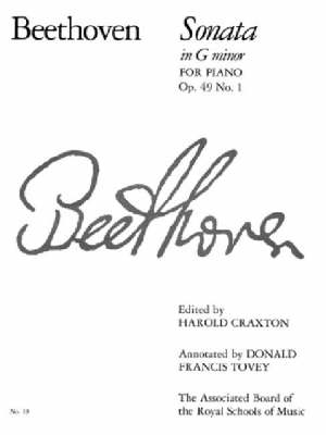 Piano Sonata in G Minor, Op. 49 No. 1: No. 19 - Signature S. (Paperback)