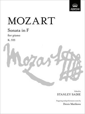 Sonata in F: K. 533 - Signature Series (ABRSM) (Sheet music)
