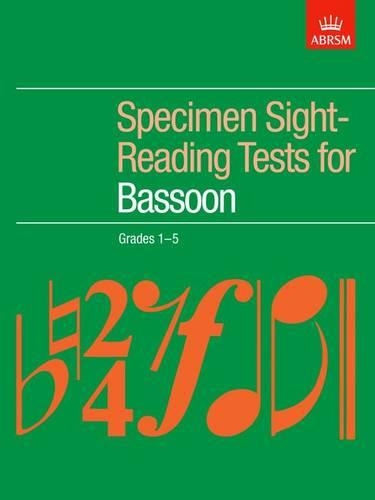 Specimen Sight-Reading Tests for Bassoon, Grades 1-5 - ABRSM Sight-reading (Sheet music)