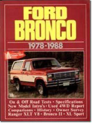 Ford Bronco, 1978-88 - Brooklands Books Road Tests Series (Paperback)