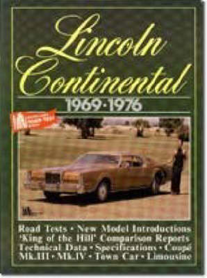 Lincoln Continental, 1969-76 - Brooklands Books Road Tests Series (Paperback)