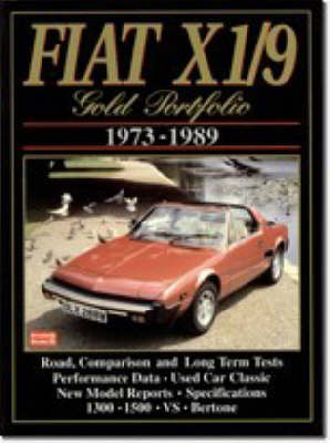 Fiat X1/9 Gold Portfolio: 1973-1989 - Gold Portfolio Series (Paperback)