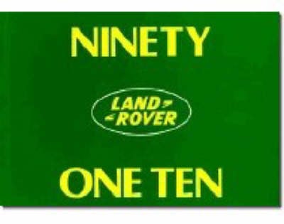 Land Rover 90 and 110 Handbook - Official Handbooks (Paperback)