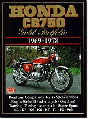 Honda CB750 Gold Portfolio, 1969-78 - Motorcycle gold portfolio series (Paperback)