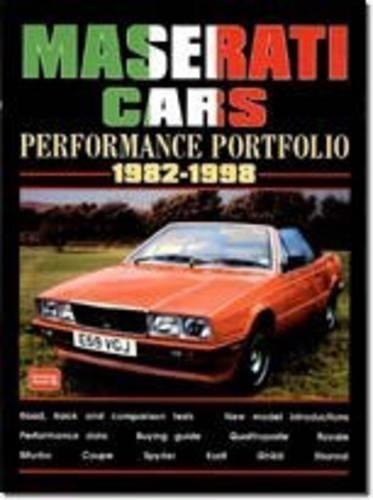 Maserati Cars Performance Portfolio 1982-1998 (Paperback)