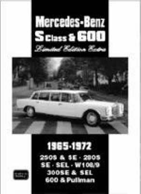 Mercedes-Benz S Class and 600 Limited Edition Extra 1965-1972 (Paperback)