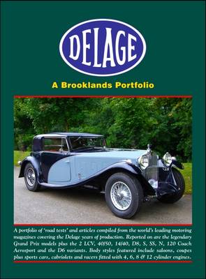 Delage a Brooklands Portfolio (Paperback)