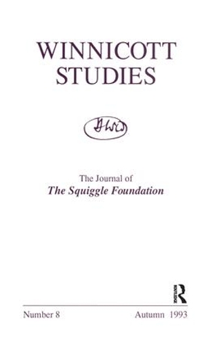 Winnicott Studies. No 8 (Paperback)