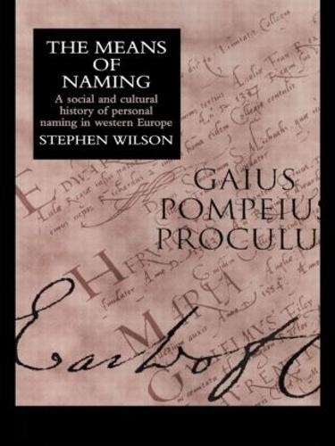 The Means Of Naming: A Social History (Paperback)