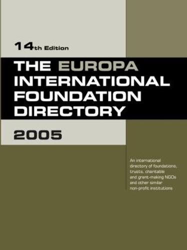 The Europa International Foundation Directory 2005 (Hardback)