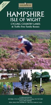 Hampshire and the Isle of Wight: Cycling Country Lanes - Goldeneye Cyclinguides (Sheet map, folded)
