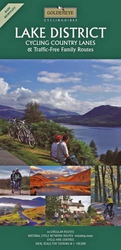 Lake District: Cycling Country Lanes - Goldeneye Cyclinguides (Sheet map, folded)