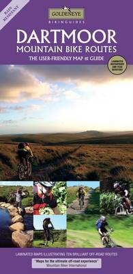 Dartmoor: Mountain Bike Routes - Goldeneye Bikinguides (Sheet map, folded)
