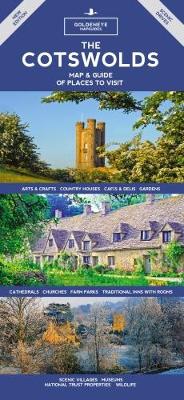 The Cotswolds Map & Guide: Of Places to Visit - Goldeneye Mapguides 1 (Hardback)