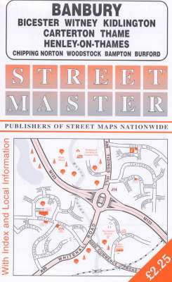 Street Map Of Banbury Banbury Street Map | Waterstones