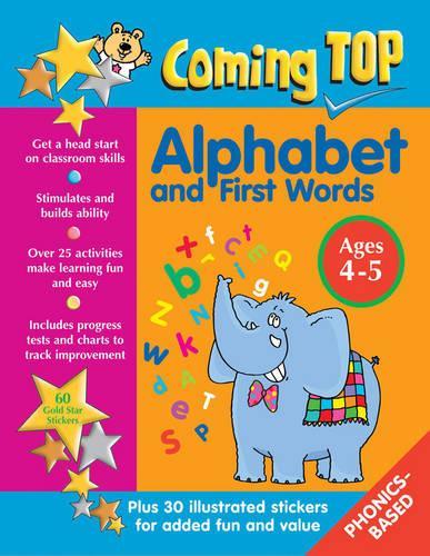 Coming Top: Alphabet and First Words - Ages 4 - 5 (Paperback)