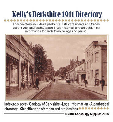 Kelly's Berkshire 1911 Directory (CD-ROM)