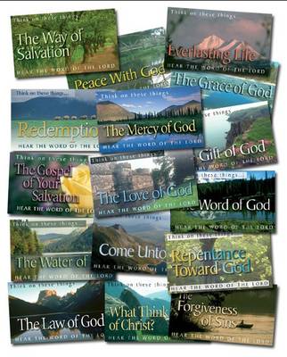 Mixed Pack of Scripture Leaflet Tracts (160 Tracts): Think of These Things - Hear the Word of the Lord - Scripture Leaflet Tracts