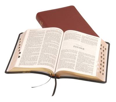 esv bible with thumb index