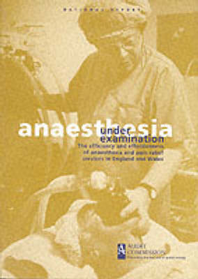 Anaesthesia Under Examination: The Efficiency and Effectiveness of Anaesthesia and Pain Relief Services in England and Wales - Health Studies (Paperback)