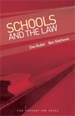 Schools and the Law (Paperback)