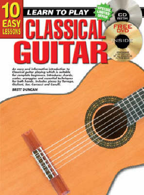 10 Easy Lessons Classical Guitar Bk/CD (Paperback)