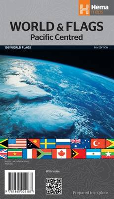 World and flags Pacific centred 2012 (Sheet map, folded)