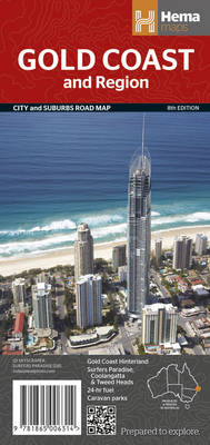 Gold Coast & Region Handy Map 8th Ed. (Sheet map, folded)