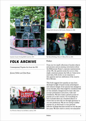 Folk Archive: Contemporary Popular Art from the UK - Opus Projects No. 5 (Paperback)