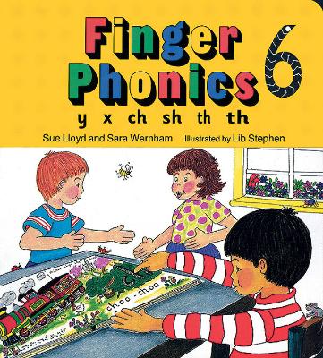 Finger Phonics book 6: in Precursive Letters (British English edition) - Jolly Phonics: Finger Phonics (Board book)
