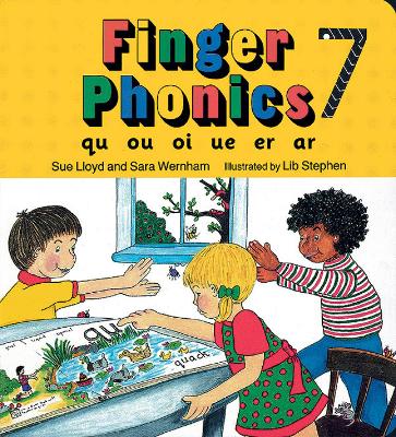 Finger Phonics book 7: in Precursive Letters (British English edition) - Jolly Phonics: Finger Phonics (Board book)