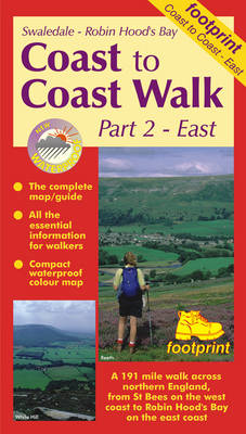Coast to Coast Walk: East: Map and Guide - Long distance walks maps (Sheet map, folded)