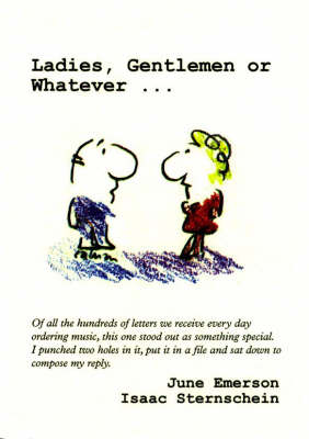 Ladies, Gentlemen, or Whatever.... (Paperback)