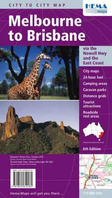 Melbourne to Brisbane (Newell Hwy) 2009: HEMA.2.140 (Sheet map, folded)