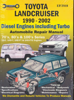 Toyota Landcruiser 1990-2002 Diesel Engines Including Turbo: 70's, 80's, and 100's Series: Automobile Repair Manual (Paperback)